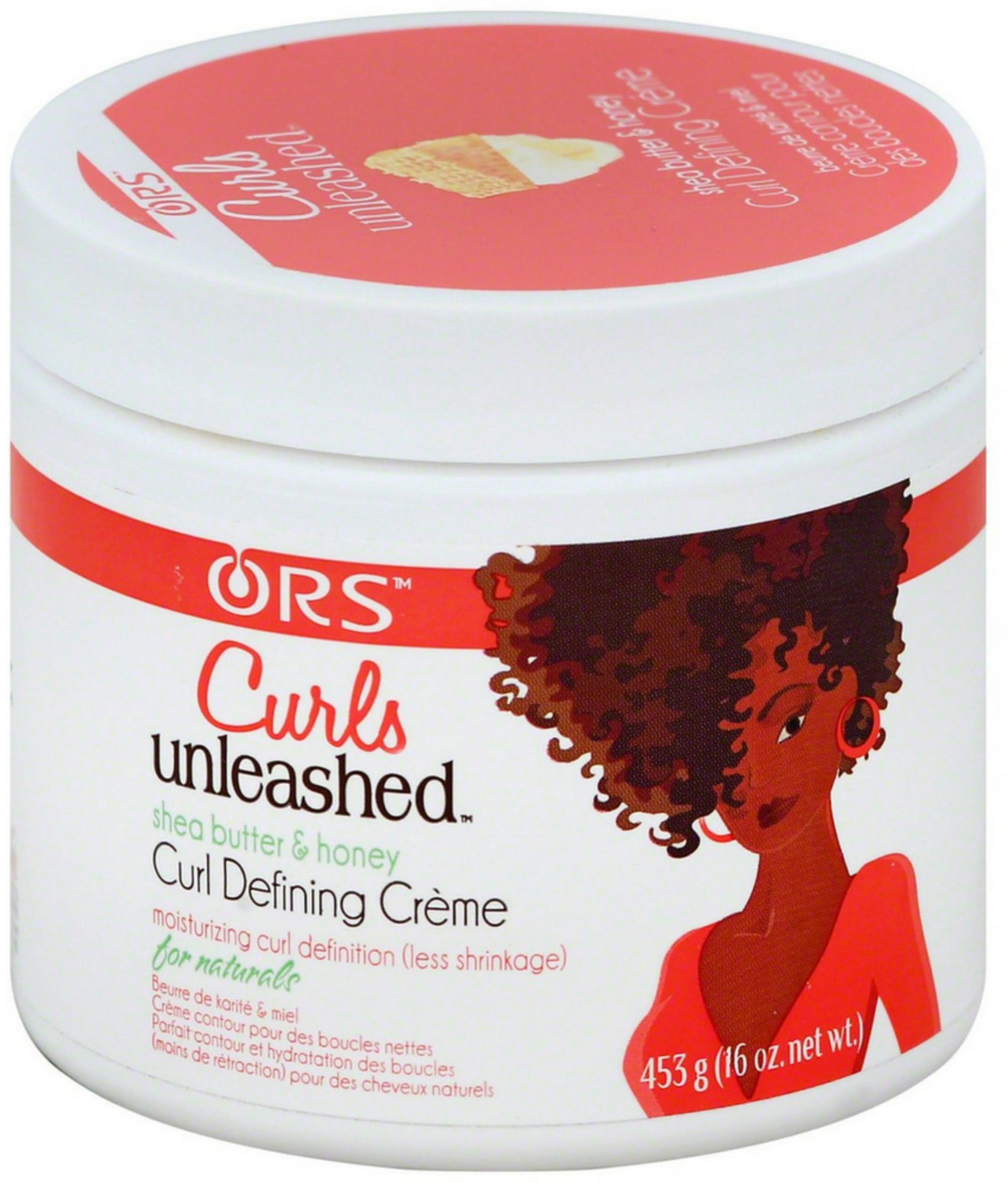 Organic Curls Unleashed Shea Butter & Honey Defining Creme, 16 oz (Pack