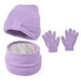 thumbnail image 4 of Bibifish Kids Hat Scarf Sets 3 Pc Knitted Beanies Hat Touchscreens Gloves And Long Scarve Winter Outdoor Boys And Girls Warm 3 Pc Sets, 4 of 5