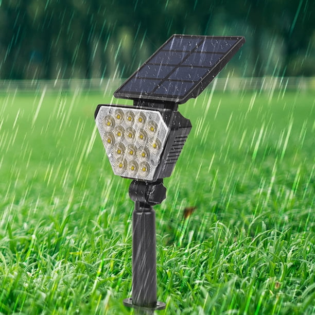Luces de jardín LED Focos solares súper brillantes Decoración de jardín (RGB)