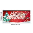 thumbnail image 3 of Japceit Christmas Garage Door Banner Decor, Extra Large Holiday Background Display, Outdoor Hanging Decoration for House Front, Lawn, Seasonal Party, 3 of 6