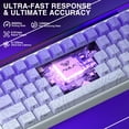 thumbnail image 3 of Teclado Gaming AULA HERO 68 HE 60% cableado con retroiluminación RGB, 3 of 9