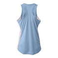thumbnail image 2 of A4 NW2009 Womens Pacer Singlet with Racerback - Lt Blue/White - XS, 2 of 2