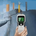 thumbnail image 4 of Sensor buscador de vigas 5 en 1 LCD retroiluminado de pared para borde central de cable de CA de metal de madera, 4 of 9