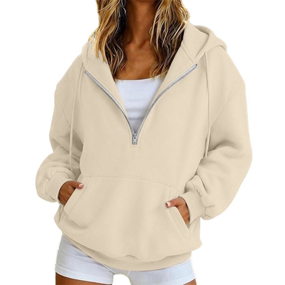 Loose Fit Pullover Hoodie for Women,Soft Cozy Long Sleeve Sweatshirt, Casual Streetwear Fall Winter Tops