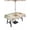 Beige, variant on Outdoor Tablecloths with Umbrella Hole & Zipper, Spring Botanical 60 x102 Inch Rectangle Tablecloths, Watercolor Leaves Deers Birds Country Waterproof Table Cloth, Patio/Pool/Picnic Table Covers