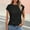 #397-Black, variant on Women's Loose Fit Cap Sleeve Top, Comfort Crewneck Casual T-Shirt for Summer
