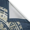 thumbnail image 3 of Ambesonne Holiday Kitchen Curtains, Pacific Waves Surf Camp, 55"x39", Khaki Slate Blue, 3 of 3