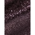 thumbnail image 7 of Baby Sweetie Women Glitter Crop Top, Blackless Shiny Spaghetti Straps Low Cut V-Neck Form-Fitting Tank Top Clubwear, 7 of 7