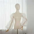 thumbnail image 4 of Tulle Arm Covers Long Sleeve for Bridal Gown Dress Decorative Sleeves Shirt Bishop Sleeve Dress Decorative Long Sleeve, 4 of 8