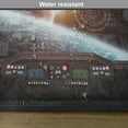 thumbnail image 6 of Ambesonne Space Place Mats Set of 4, Wold Stardust Scenery, Standard Size, Orange Grey, 6 of 6