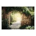 thumbnail image 2 of Tiptophomedecor Peel and Stick Nature Wallpaper Wall Mural - Sunny Alley - Removable Wall Decals, 2 of 3