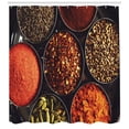 thumbnail image 3 of Ambesonne Spice Shower Curtain, Cooking Additives Seasoning, 69"Wx84"L, Multicolor, 3 of 3