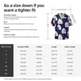 thumbnail image 5 of Yiaed Mom And Baby Owls Print Mens Casual Wrinkle Free Shirts Short Sleeve Button Down Summer Stretch Dress Shirt-XX-Large, 5 of 5
