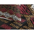 thumbnail image 3 of Ambesonne African Quilted Coverlet 3 Pcs, Wildlife Animal Skin, Queen Size, Brown and Red, 3 of 4