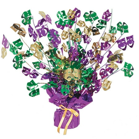 Mardi Gras Gleam 'N Burst Centerpiece