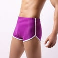 thumbnail image 7 of Mens Underwear Men's Underwear Low Waist Fashion Color Stripes Comfortable Erotic Panties, 7 of 7