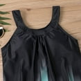 thumbnail image 6 of Tankini Swimsuits for Women Two Piece Tummy Control Bathing Suits,Trendy Print Swim Tank Tops with Boy Shorts Black 4XL, 6 of 6