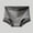 Gray, variant on Avrnliq Womens High Waisted 100% Cotton Underwear, Seamless Ribbed Tummy Control Panties, Soft Breathable Beige Daily Wear Underwear (L-XXXL),Size L
