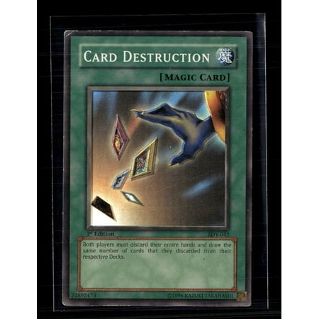 Yu-Gi-Oh! Card Destruction SDY-042 Starter Deck Yugi 1st Edition Heavily Played Trading Card