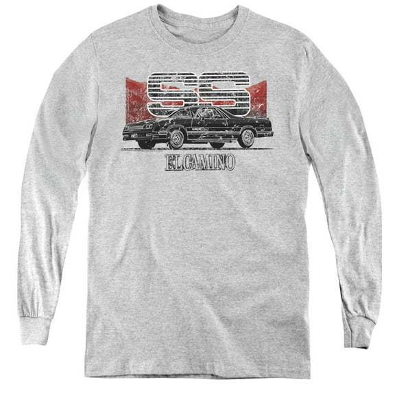 Chevrolet - El Camino Ss Mountains - Youth Long Sleeve Shirt - Small