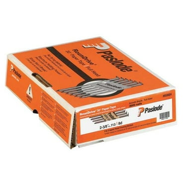 Paslode 650604 Smooth Shank Papertape Framing Nails, 30-Degrees