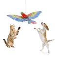 thumbnail image 4 of Pet Electric Bird Teaser Toys for Cats, Realistic Eagle/Parrot Interactive Kitten Toys for Indoor Cats, Pets Funny Teaser and Exerciser for Dogs (no Battery), 4 of 6