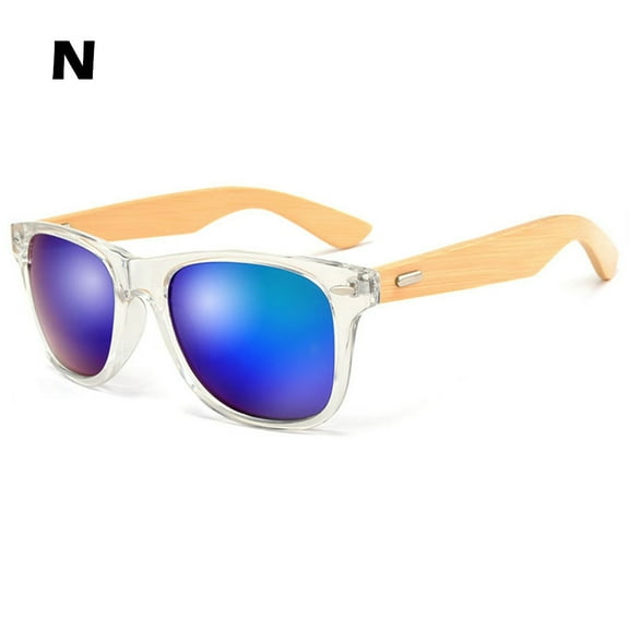 Wooden Sunglasses under $5! CQCYD Wooden Sunglasses, Vintage Retro Wood Frame Sun Glasses for Men Women, Classic Color Lens UV Protection, Summer Fashion Eyewear