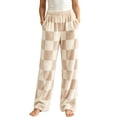 thumbnail image 2 of Mifsaly Women's Plaid Pajama Pants Elastic Waist Flannel Pant Lounge Pj Bottoms Classic Winter Sleeping Warm Clothing with Pockets, 2 of 8