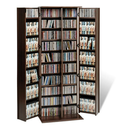 Prepac Espresso Grande Locking Media Storage Cabinet With Shaker Prepac Espresso Grande Locking Media Storage Cabinet With Shaker Doors Box 1 Of 2