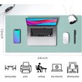 thumbnail image 5 of KY Desk Mat Large Protector Pad - Multifunctional Single-Sided Office Desk Pad,Smooth Surface Soft Mouse Pad, Waterproof Desk Mat for Desktop, Pu Leather Desk Cover for Office/Home(24" x 12inch"), 5 of 8
