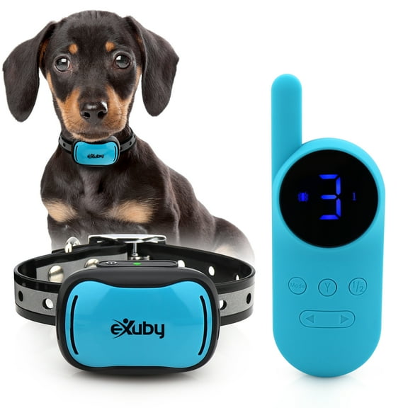 Exuby, Tiny Shock Collar for Small Dogs 5-15lbs, Smallest Collar on the Market, Water-Resistant