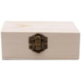 thumbnail image 1 of Wood Box With Lid Wedding Day Memory Box Blank Jewelry Box Trinket Storage Box, 1 of 8