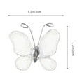 thumbnail image 2 of Minkissy 50Pcs White Glittering Butterfly for Wedding Invitations Embellishment, 2 of 8