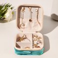 thumbnail image 6 of Platypus Square Portable Jewelry Box Organizer for Rings, Earrings, Necklaces, Bracelets - Travel Must-Have for Girls and Women, 6 of 6