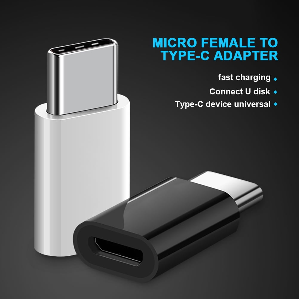 5Pcs USB 3.1 Type C Male to Micro USB Female Adapter Converter Connector USB-C . 