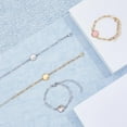 thumbnail image 6 of DIY Blank Dome Flat Round Link Bracelet Making Kit Including 304 Stainless Steel Paperclip Chains Bracelet Making & Cabochon Connector Settings Glass Cabochons 30Pcs/box, 6 of 7