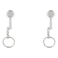 thumbnail image 4 of kurtrusly Keyring Key Chain Ring Coffee Accessories Stylish and Compact Silver Portafilter 2x2x2cm 2Set, 4 of 6