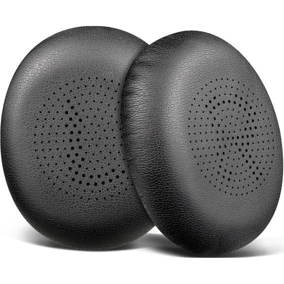 SOULWIT Replacement Ear Pads for Jabra Evolve2 30 Headset, Earpads Cushions with Softer Protein Leather, High-Density Foam - Black