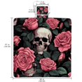 thumbnail image 2 of Rose Canvas Picnic Mat Waterproof Outdoor Camping Beach Blanket Large Foldable Portable Mat Backing -Proof for Family Travel Hiking Park Grass Yard, 2 of 6