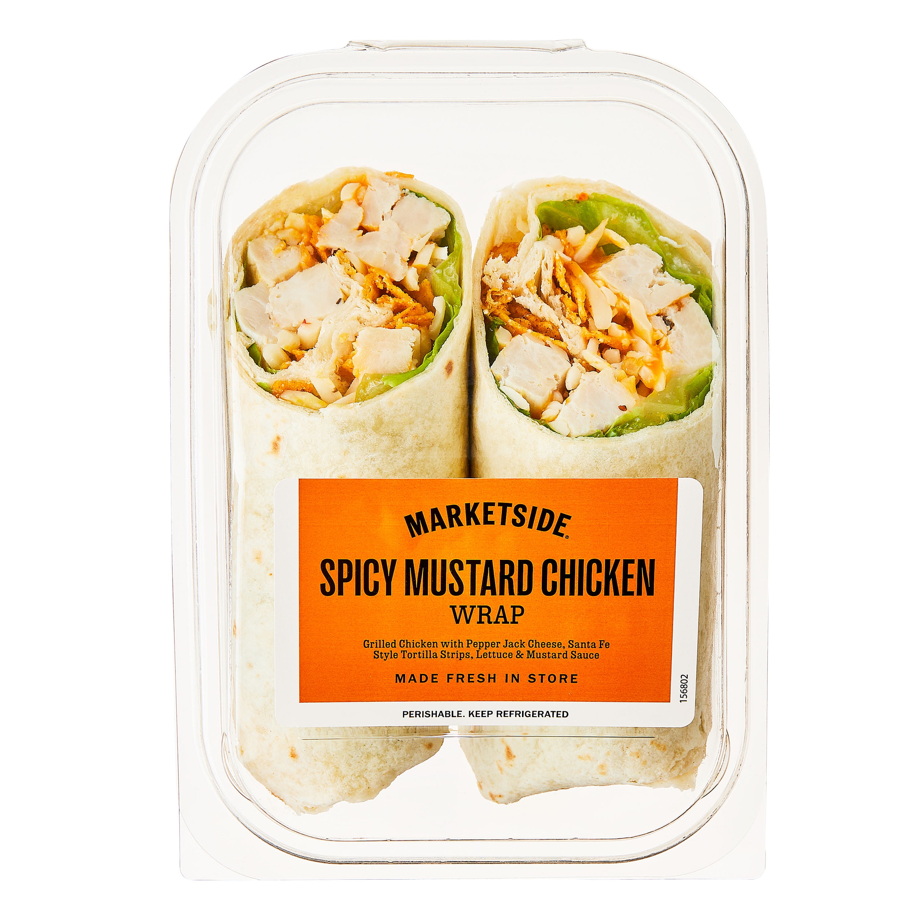 Marketside Chicken Spicy Mustard Wrap, 1 Count