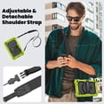 thumbnail image 7 of Case for Lenovo Tab M8 4th Gen 2024/2023 (TB-301FU, TB-300FU) with Screen Protector, 360 Degree Rotating Kickstand Hand Strap Heavy Duty Shockproof Cover with Shoulder Strap, Lime, 7 of 7