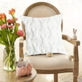 thumbnail image 5 of YWIYIUD Easter Throw Pillow Cover 18x18 inch Set of 2,Cute RabbitDesign Soft Plush Jacquard Cushion Case Decoration for Living Room Bedroom Sofa Couch Easter Home Party Decoration, 5 of 7