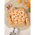 thumbnail image 2 of Liacowi Baby Halloween Sweatshirts Long Sleeve Crew Neck Cartoon Pumpkin Print Pullovers Toddler Clothes, 2 of 7