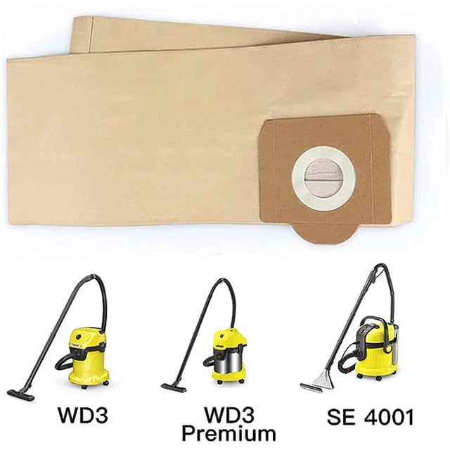 maskred 5pack/lot Wide Compatibility And Efficient Filtration Vacuum Dust Bags Easy To Install 1Set