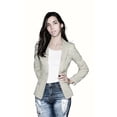 thumbnail image 1 of Saco de lino Elegancia Atemporal Natural Mediana, 1 of 3