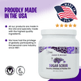 thumbnail image 3 of SPA REDI Sugar Scrub - Exfoliating, Moisturizing, Hydrating and Nourishing, Glow, Polish, Smooth and Fresh Skin - Body Exfoliator, Lavender & Wildflower - 58 Ounces, 3 of 7