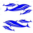 thumbnail image 3 of 2 piezas de calcomanía de vinilo con delfines para barco, canoa, kayak + llavero flotante DYNWAVEMX Llavero flotante, 3 of 8