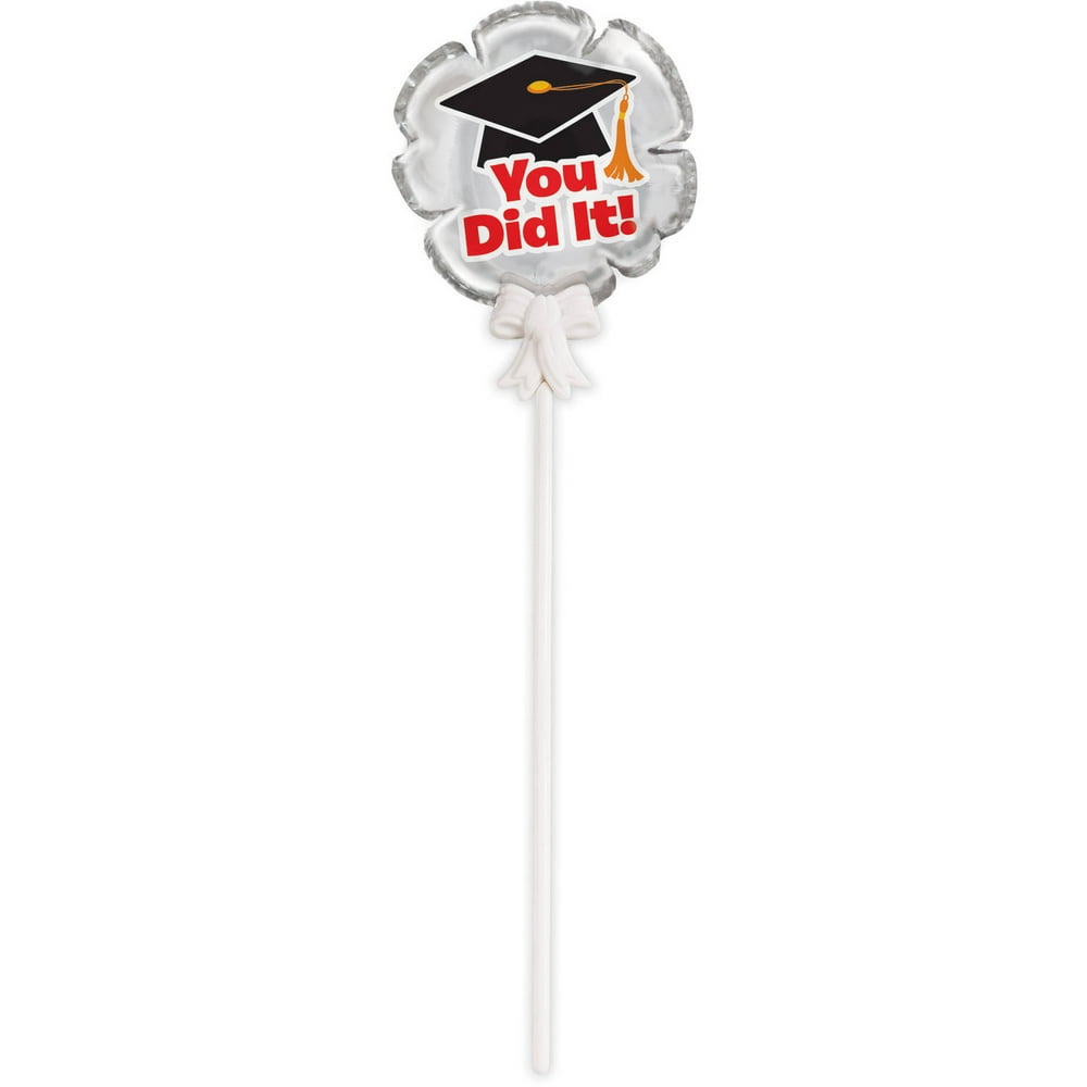 Mini Graduation Self Inflating Balloons, 3ct
