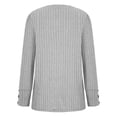 thumbnail image 4 of yoeyez Tunique en Tricot pour Femmes, Chandails à Manches Torsadées Patchwork, Col Ras du Cou Raglan, Chemises à Manches Longues, Hauts de Mode d'Automne 2024, Gris G, 4 of 6