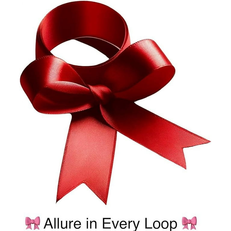 FabricLA | Satin Ribbon | Red Ribbon 3/8 FabricLA | Satin Ribbon | Red Ribbon 3/8